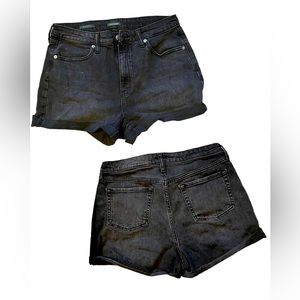 Black no rip shorts
